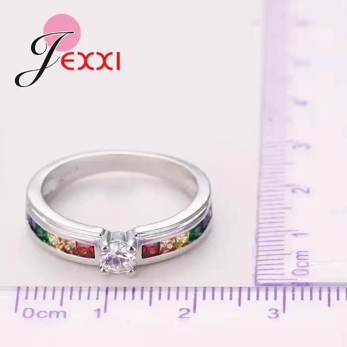 Bagues de fiançailles en argent 925 serties de zircone cubique pour femmes, mariage, engagement, anniversaire, haute qualité, symbole d'amour éternel