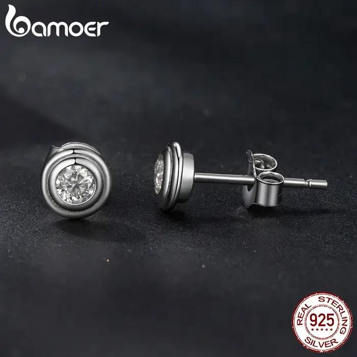Boucles d'oreilles en diamant Moissanite pour femme