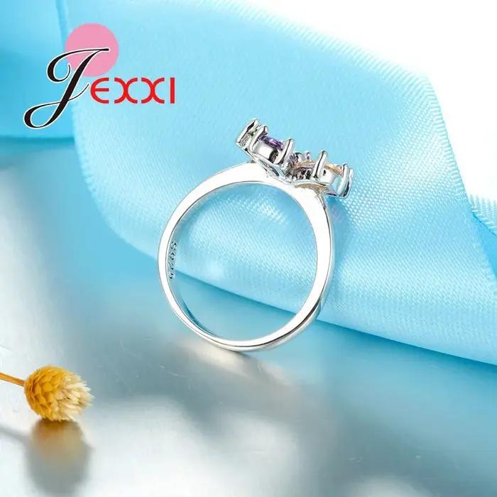 Ensemble de bijoux de fête en cristal pour femmes et filles