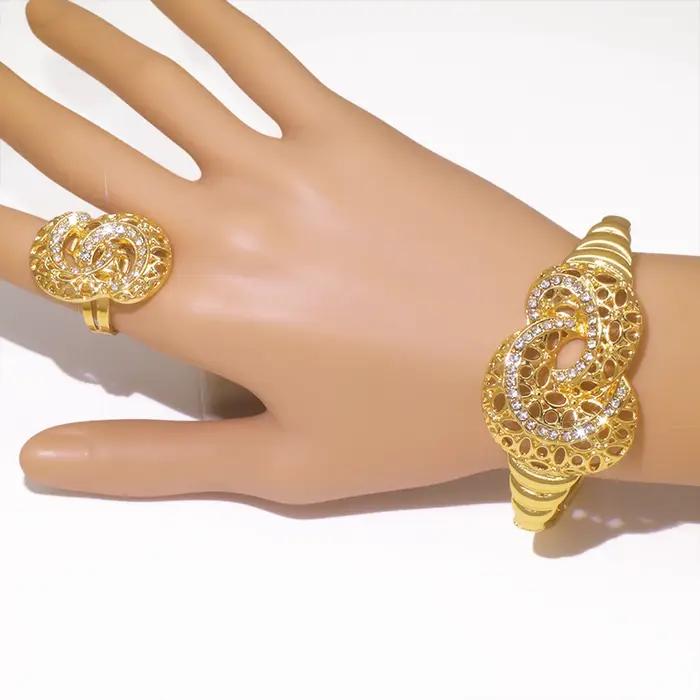Ensemble de bijoux de fête tendance 4 pièces pour femmes