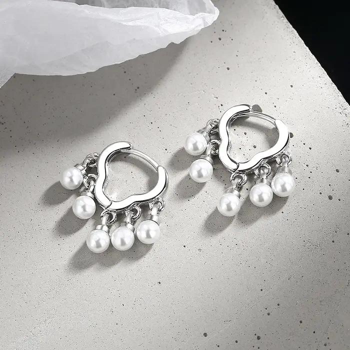Boucles d'oreilles en argent Sterling 925 pour femmes