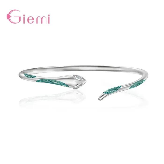 Bracelets ouverts ajustables en argent sterling 925 vintage