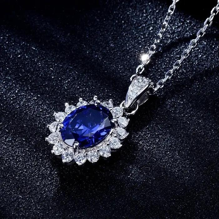Collier en argent 925 scintillant pour femme et homme