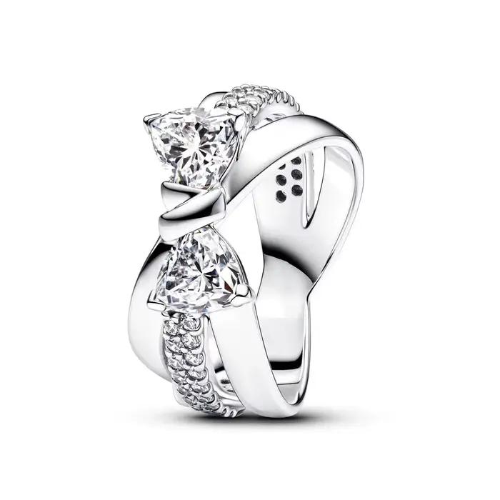 Bague Cœur Étoiles Filantes