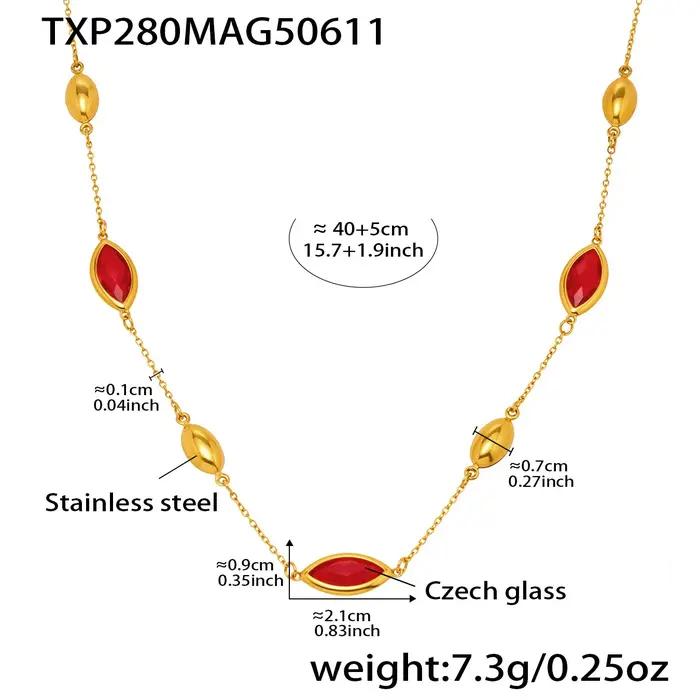 Collier Chic en acier inoxydable pour femmes