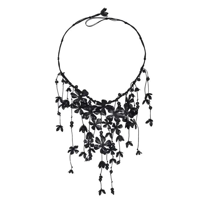 Collier de fleurs bohème tissé à la main pour femme, collier floral multicouche, clavicule exagérée,