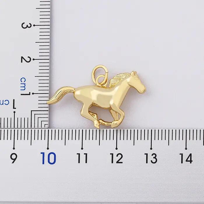 Nidin nouveauté cheval pendentif mode fête de mariage bijoux pour femmes hommes chanceux course