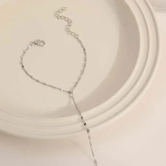 Bracelet en or brun rougeâtre tracker d'humeur chaîne et maillons bijoux de main mode pour femmes occasions spéciales