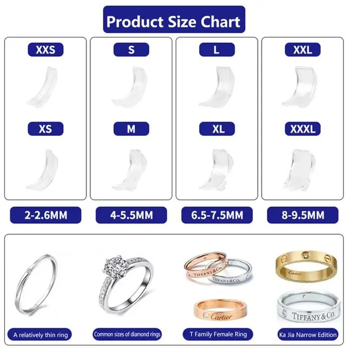 Outils de réduction de taille de bague à ressort spiralé – Ajusteur invisible pour resserrer les bagues trop grandes –