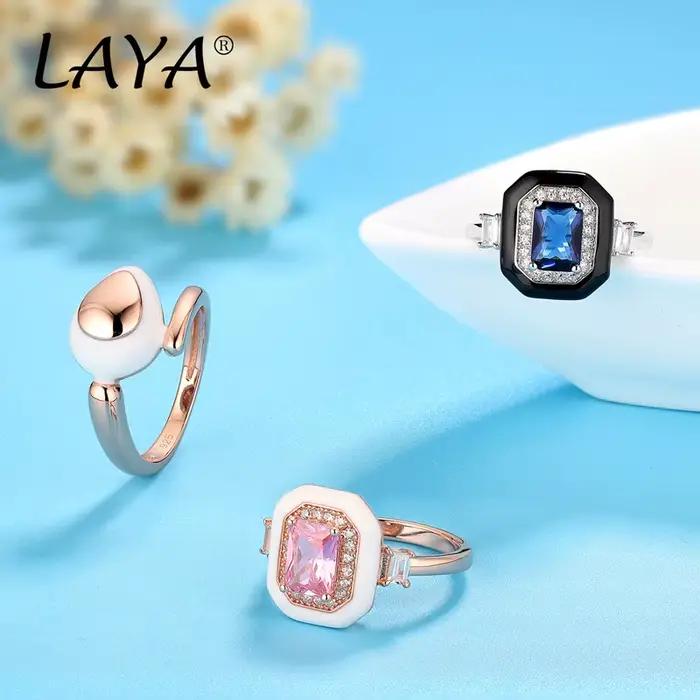 Laia – bague en argent Sterling 925 pour homme et femme