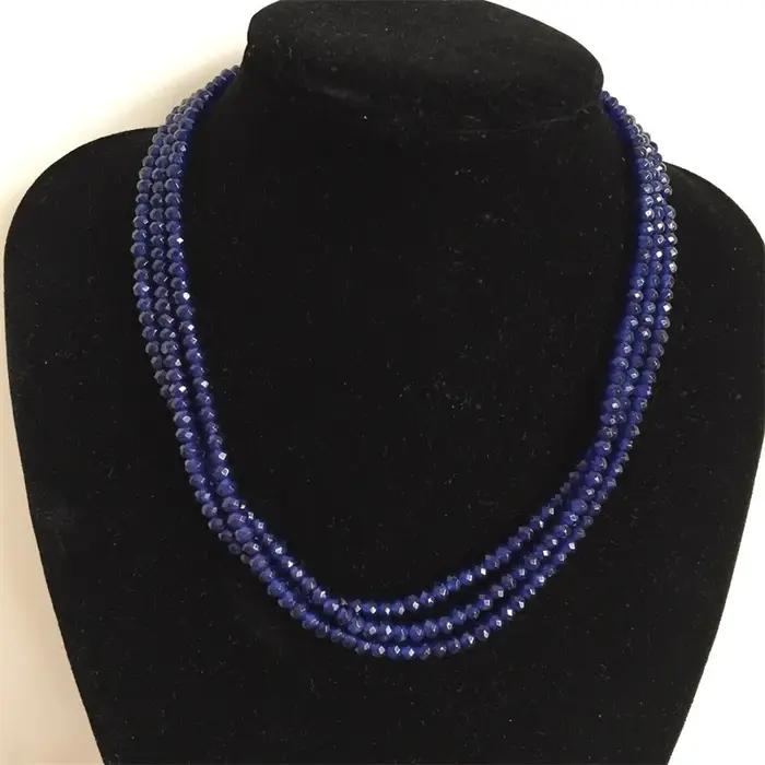 Collier en pierre naturelle avec motifs floraux pour femmes, chaîne réglable, élégant et polyvalent pour parties et soirées de bal