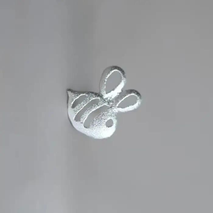 Boucles d'oreilles abeille en argent Sterling 925