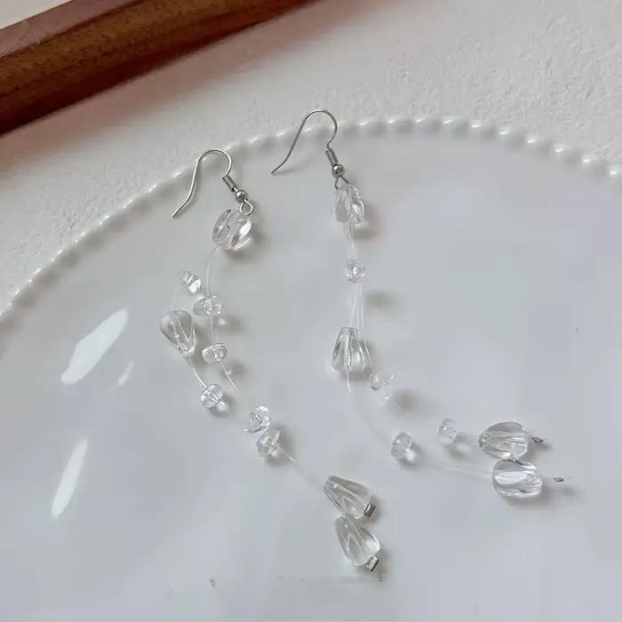 Collier goutte d'eau Transparent