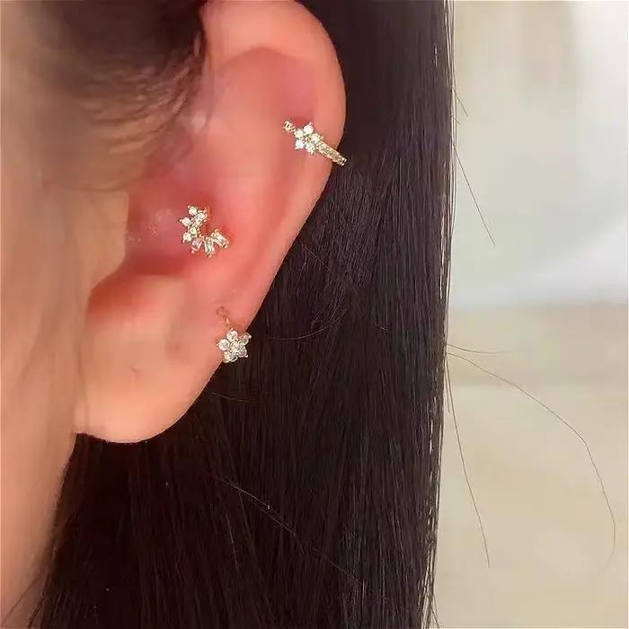 Boucles d'oreilles en acier inoxydable pour femmes