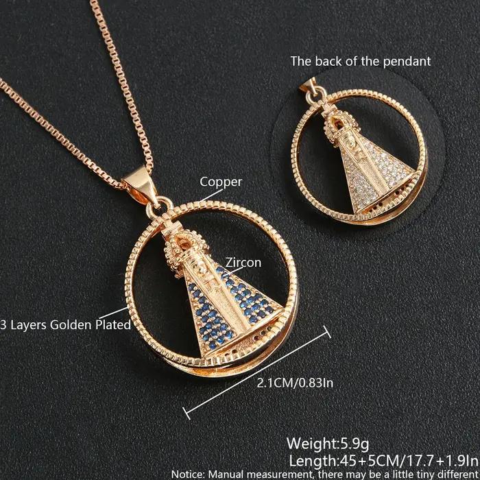 SUNSLL – collier vintage double face plaqué or