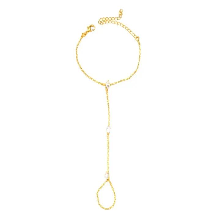 Bracelet de fête en cristal de Zircon scintillant pour femmes