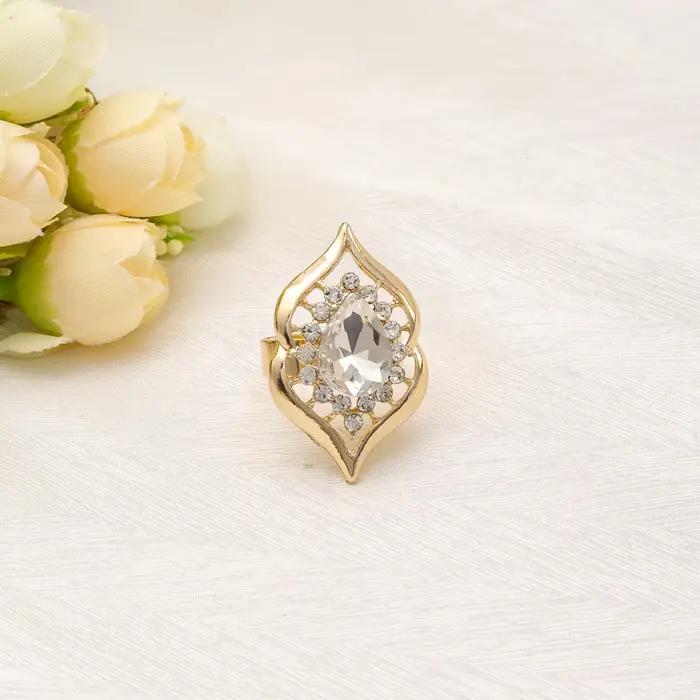 Liffly mode Dubai ensembles de bijoux pour femmes couleur or Zircon collier boucles d'oreilles Bracelet bague de mariage accessoires de fête de mariée