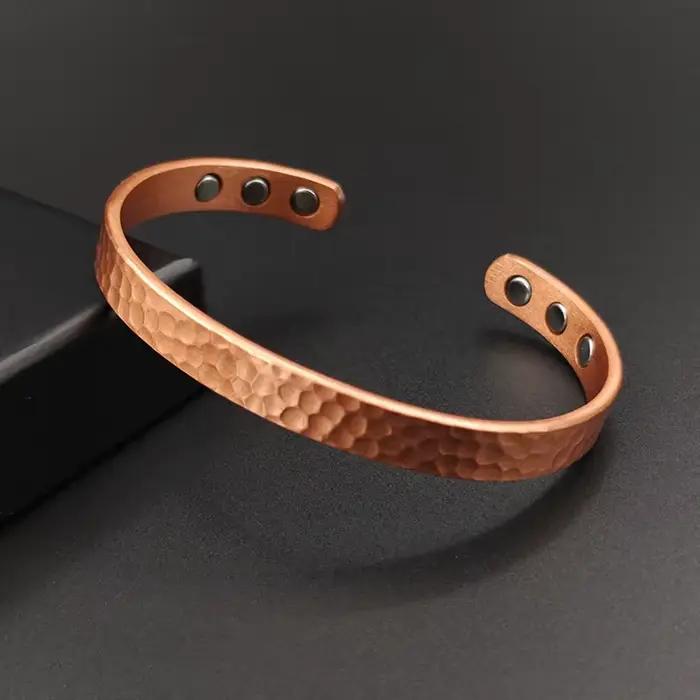 Bracelets magnétiques en cuivre pur pour femmes et hommes