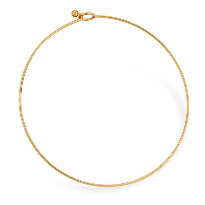 Collier avec anneau de cou en acier inoxydable 304
