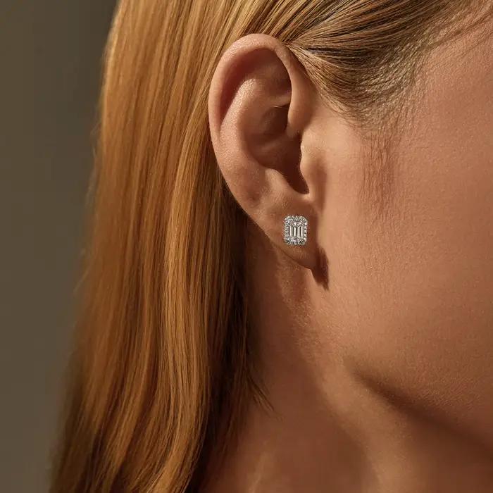 MODIAN – boucles d'oreilles en Moissanite