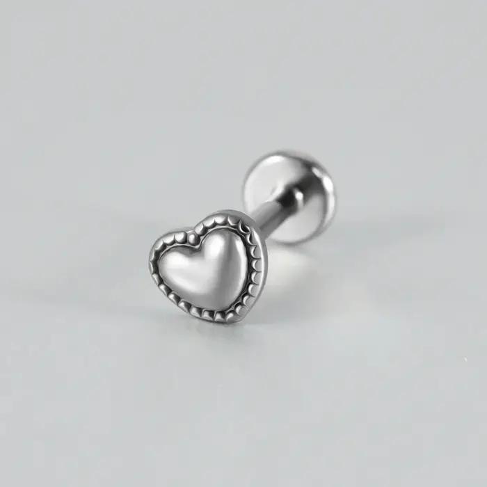 Dreamlee-Boucles d'Oreilles en Acier avec Vis Intérieure