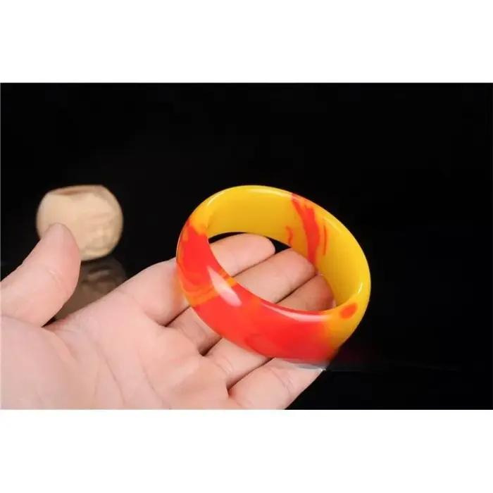 Jinsiyu-Bracelet en Pierre de Barbe pour Femme