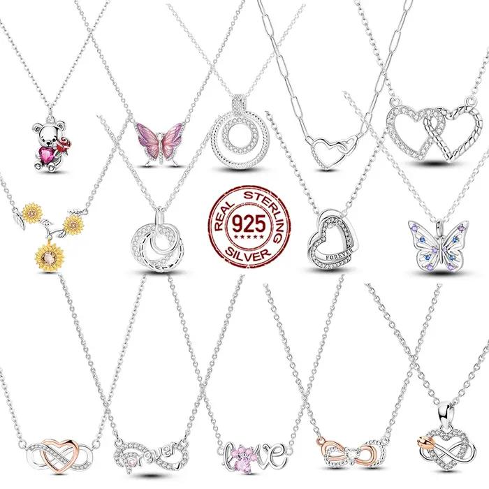 Collier pendentif cœur MULA Hote en argent sterling 925