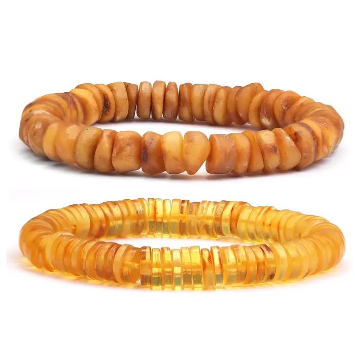 Nouveau Bracelet en Ambre Naturel 2026 – Cadeau Unique