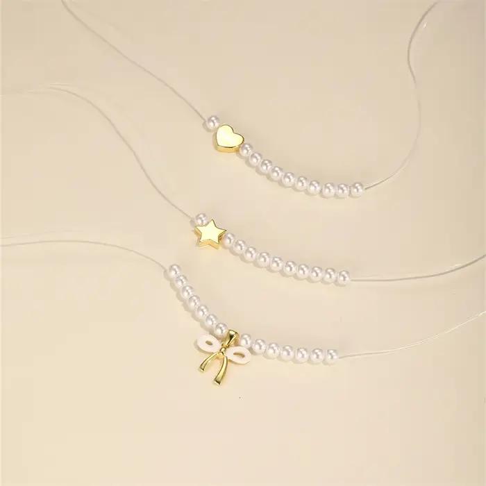 CANNER 925 argent Ins étoile pendentif collier pour femmes 18K or géométrie triangulaire fleur incrusté Zircon couches bijoux fins