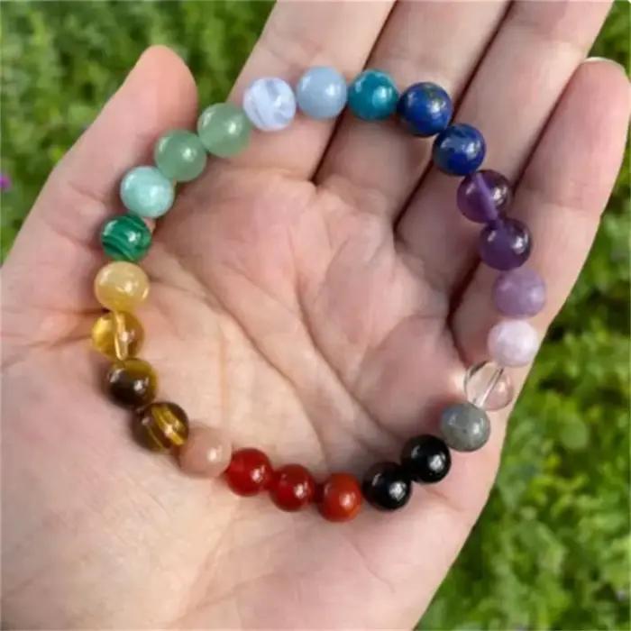Bracelet de guérison yeux de tigre et améthyste bijou yoga chakra pour femme occasions spéciales cadeau spiritualité