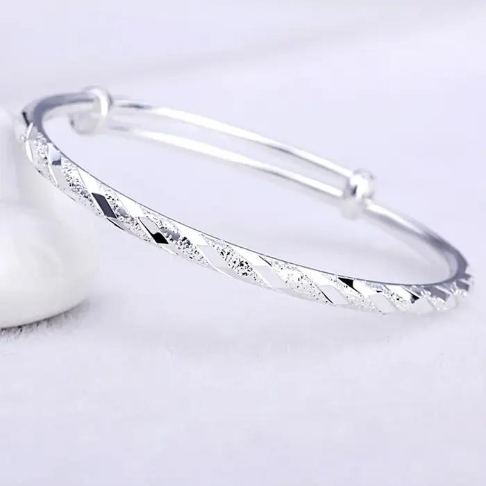 Bracelet en argent sterling 925 pour femmes et hommes