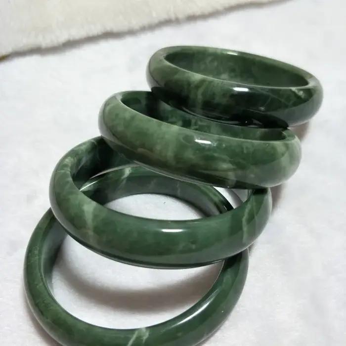 Bracelet en jadéite véritable du Myanmar pour femme