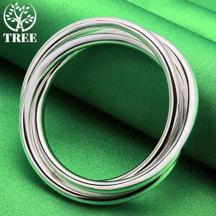 Bracelet en or 18 carats à trois cercles