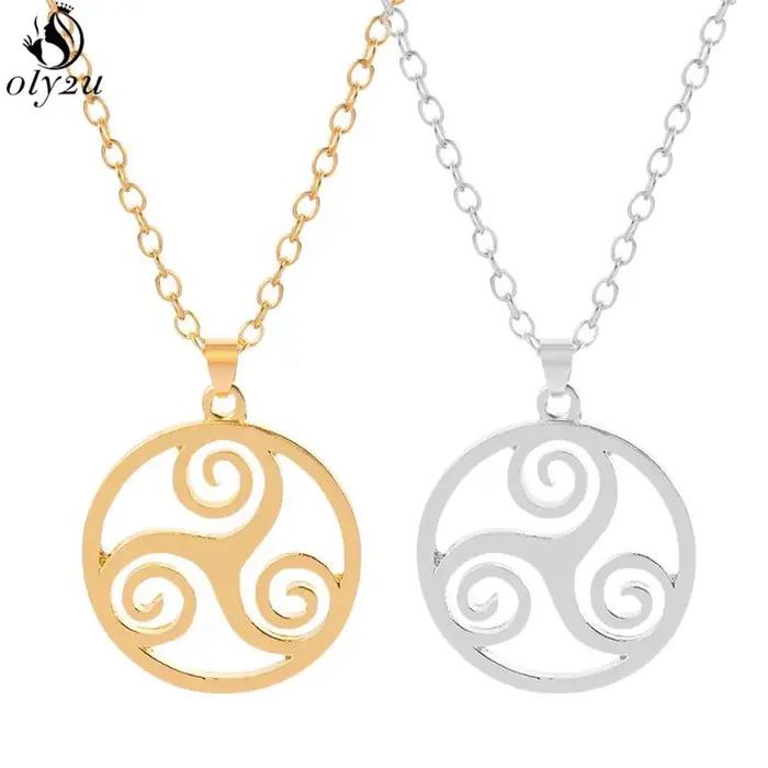 Collier Pendentif Inspiré du Triskelion de Teen Wolf