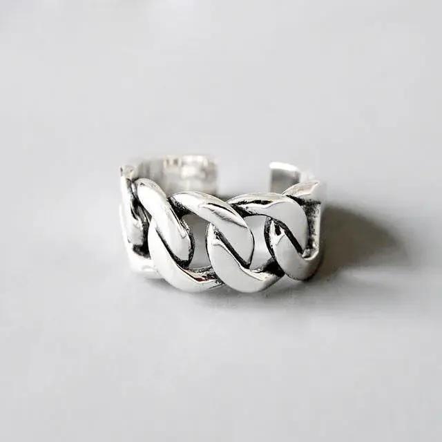 Bagues Vintage en argent Sterling 925 pour filles et dames, taille réglable, bijoux de fête de maria