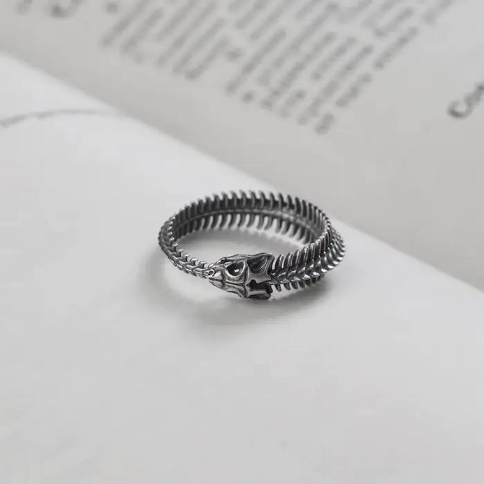 MKENDN – bague Vintage en argent Sterling 100% 925