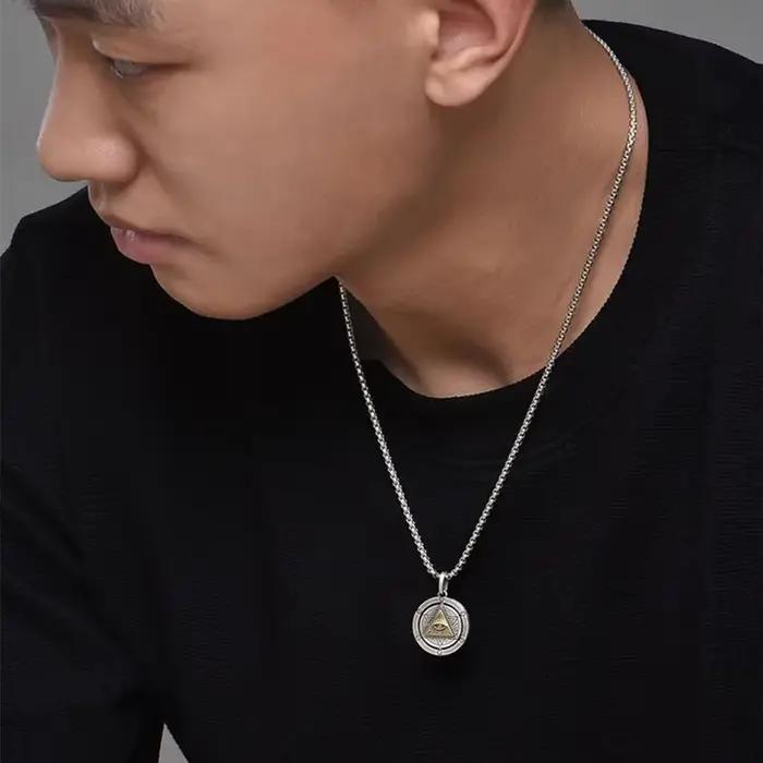 Collier oeil d'horus pendentif mauvais œil