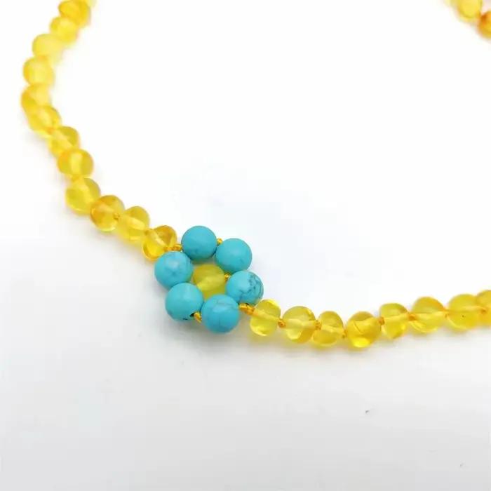 HAOHUPO collier d'ambre pour femmes