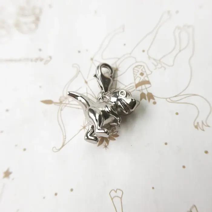 Pendentif dinosaure en argent Sterling 925 charmant et romantique pour femmes et hommes occasions spéciales et quotidiennes