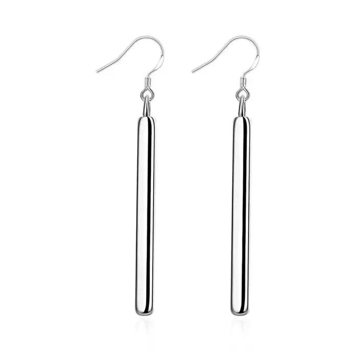 Boucles d'oreilles tendance en argent sterling 925 de haute qualité