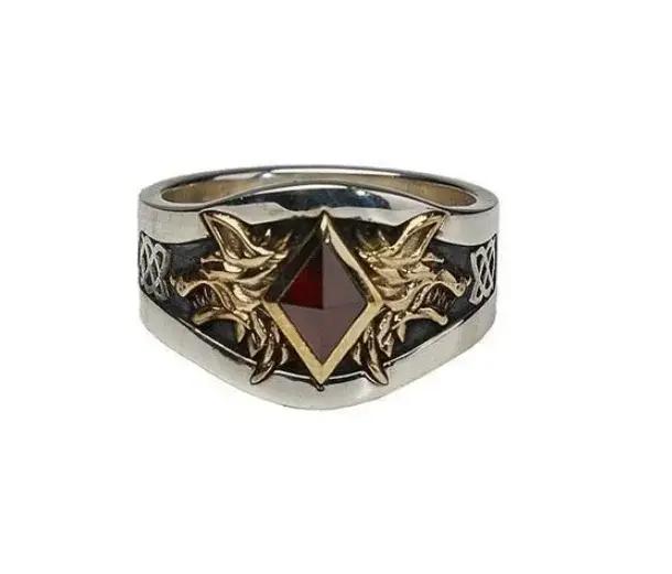 Bague Ruth rétro de luxe tendance, design élégant et populaire