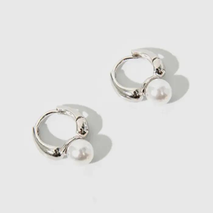Petites boucles d'oreilles en argent Sterling 925 pour femmes, bijoux élégants Vintage pour mariage,