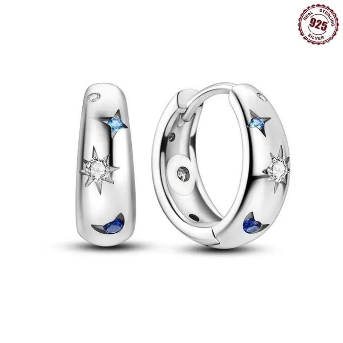 MISEFF – boucles d'oreilles en argent Sterling S925, animaux mignons, Panda, chat dormant, pour fian