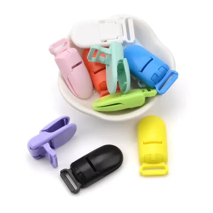 LOFAC 50 pcs/Lot mode plastique 15mm bijoux création clip pendentif collier accessoires clips pour collier bijoux accessoires