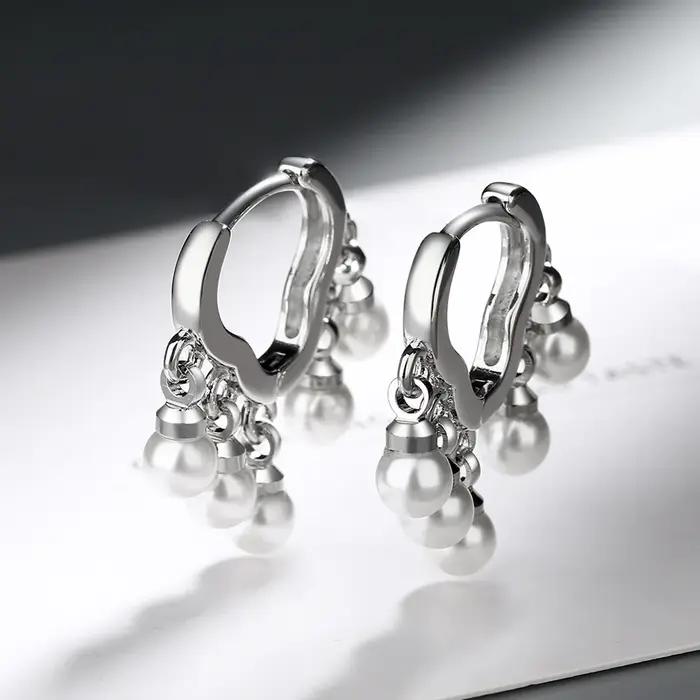 Boucles d'oreilles en argent Sterling 925 pour femmes