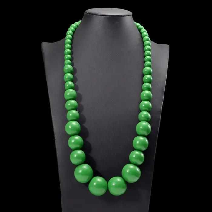 Collier de Perles Multicolores Fait à la Main