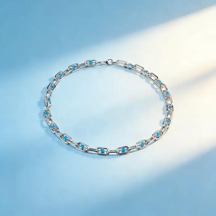 Collier en opale éblouissante