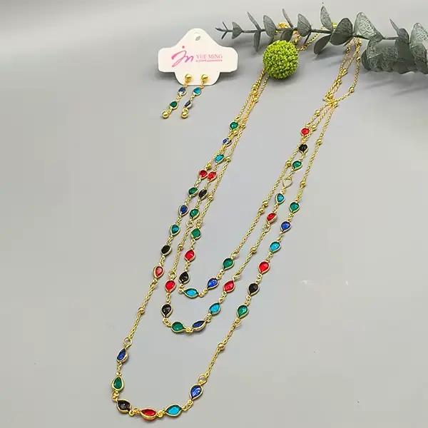 Ensemble de bijoux de couleur brésilienne pour femmes