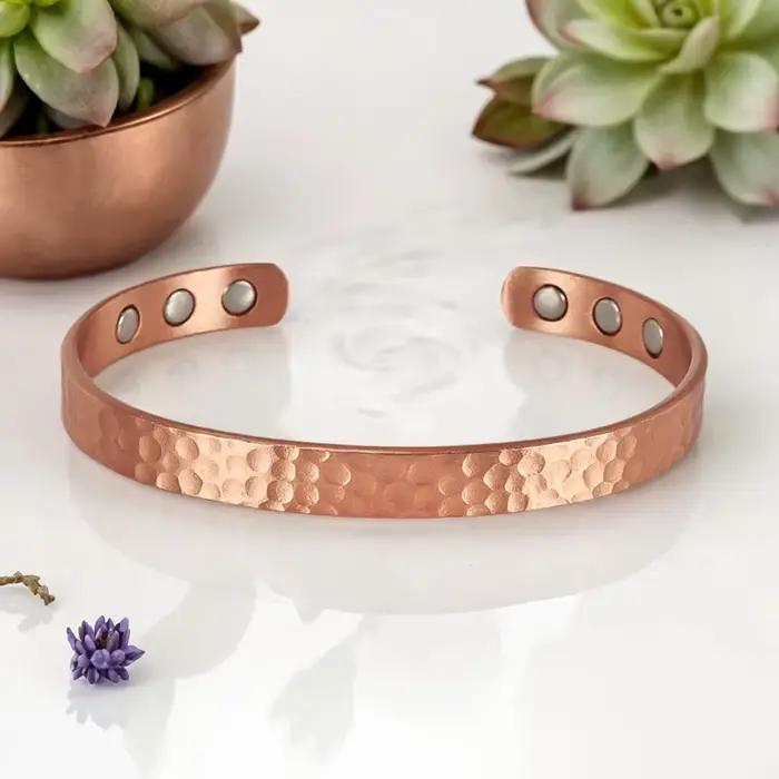 Bracelets magnétiques en cuivre pur pour femmes et hommes