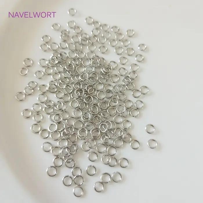 Anneau de saut ouvert en laiton plaqué or 18K haute qualité pour création de bijoux artisanaux et designs de haute joaillerie